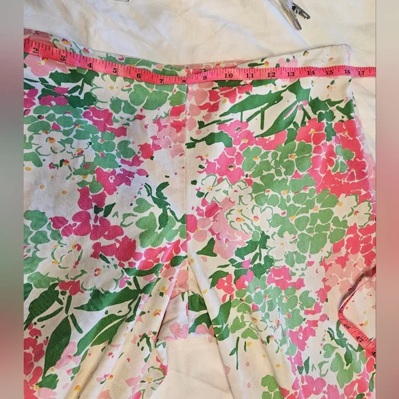 Ralph Lauren Cotton Flat Front Side Zip Capri Length Pants in Pants - Picture 9 of 12